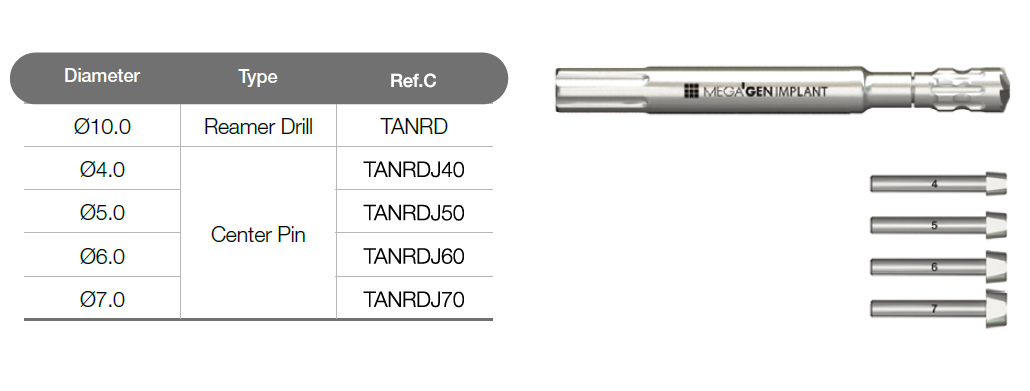 Reamer Drill & Center Pin [AR]