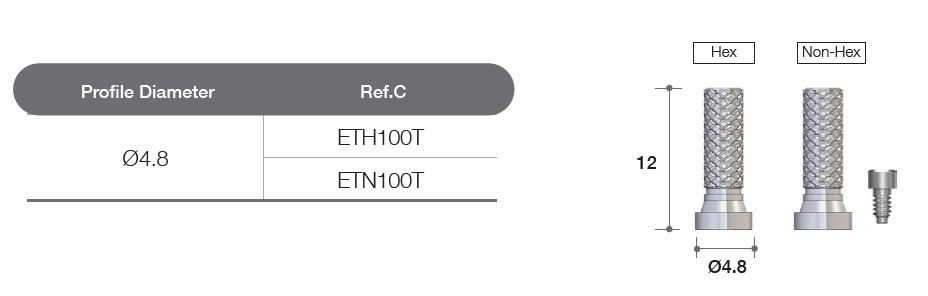 Temporary Abutment [EX/EZ]