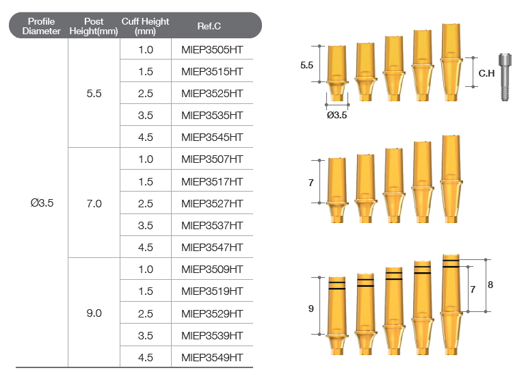 EZ Post Abutment [MN]