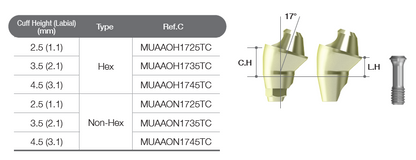 Multi-unit Angled Abutment [AO/ST]