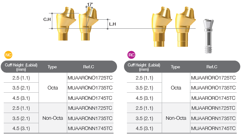 Multi-unit Angled Abutment [BD]