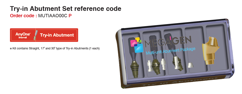 Try-in Abutment Package [AO]