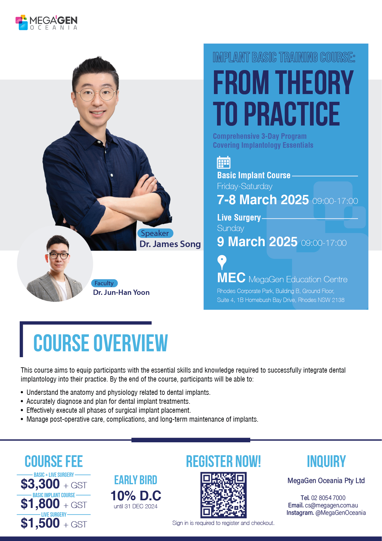 Implant Basic Training Course: From Theory to Practice (SYD)