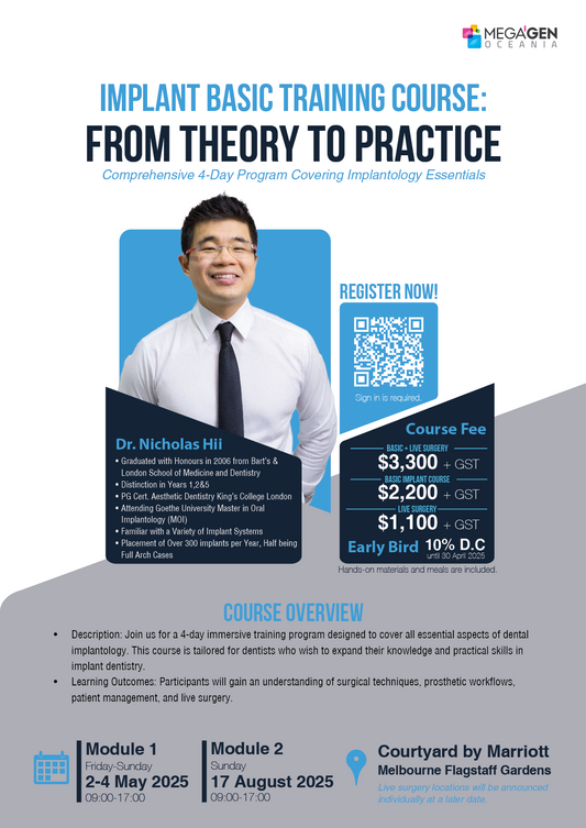 Implant Basic Training Course: From Theory to Practice (MEL)