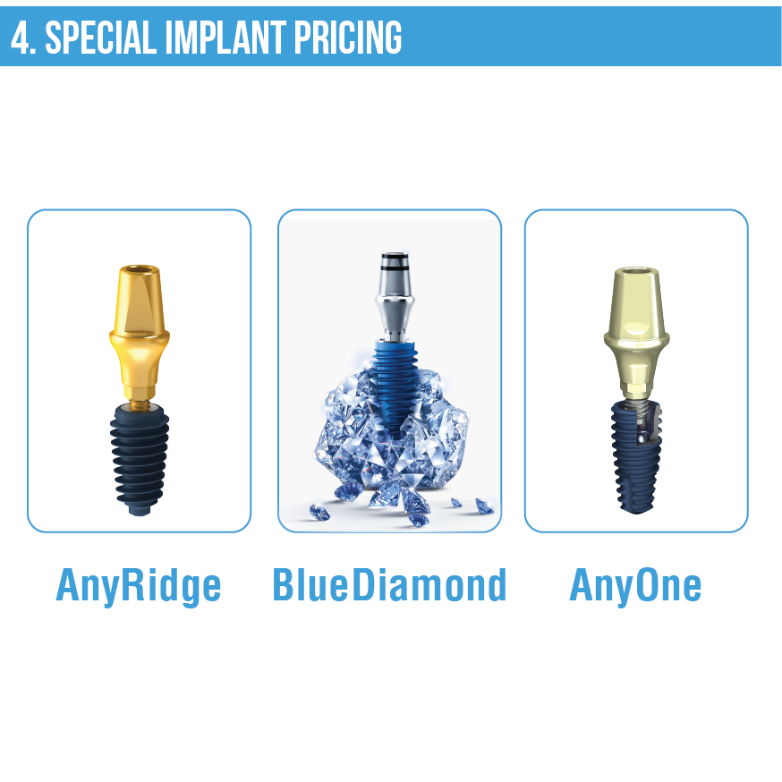 4. Special Implant Pricing