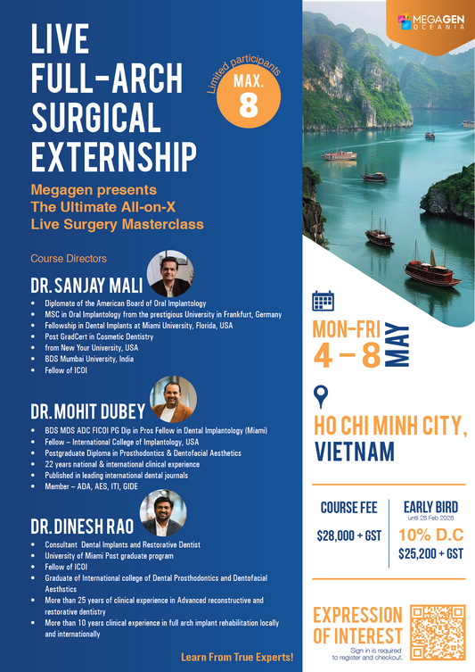 Live Full-Arch Surgical Externship in Vietnam 2026